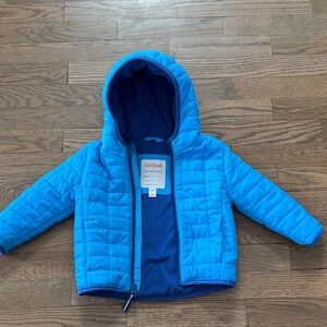 Cat & Jack Vibrant Blue Kids Puffer Coat 18m EUC
